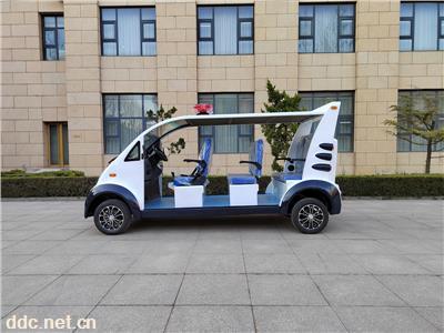  凯驰 封闭式电动巡逻车 可拆卸门窗